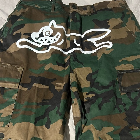 Billionaire boys club camouflage cargo sweats size/small...